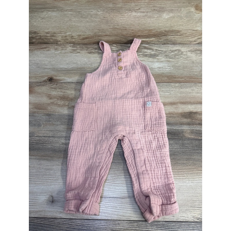 Little Planet Muslin Overalls Pink sz 9m Pink 9m