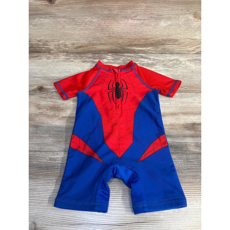 Marvel Spider-Man 1pc Rashguard Swimsuit sz 12m