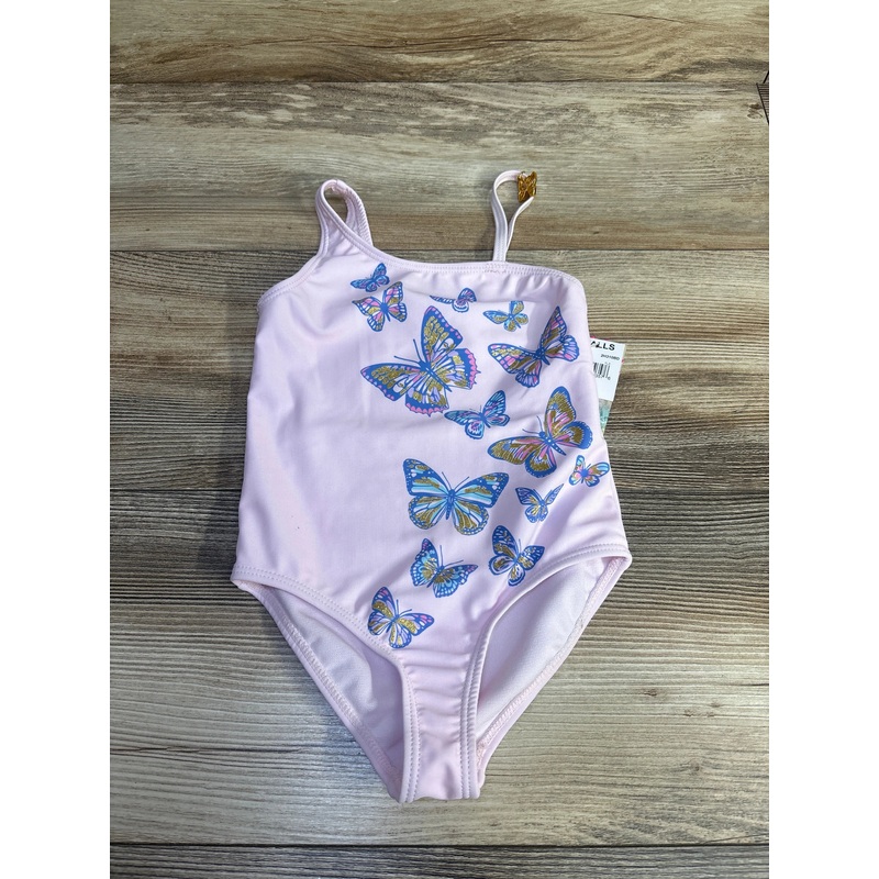 NEW Bmagical by Btween 1pc Butterfly Swimsuit Pink sz 4T Pink 4T