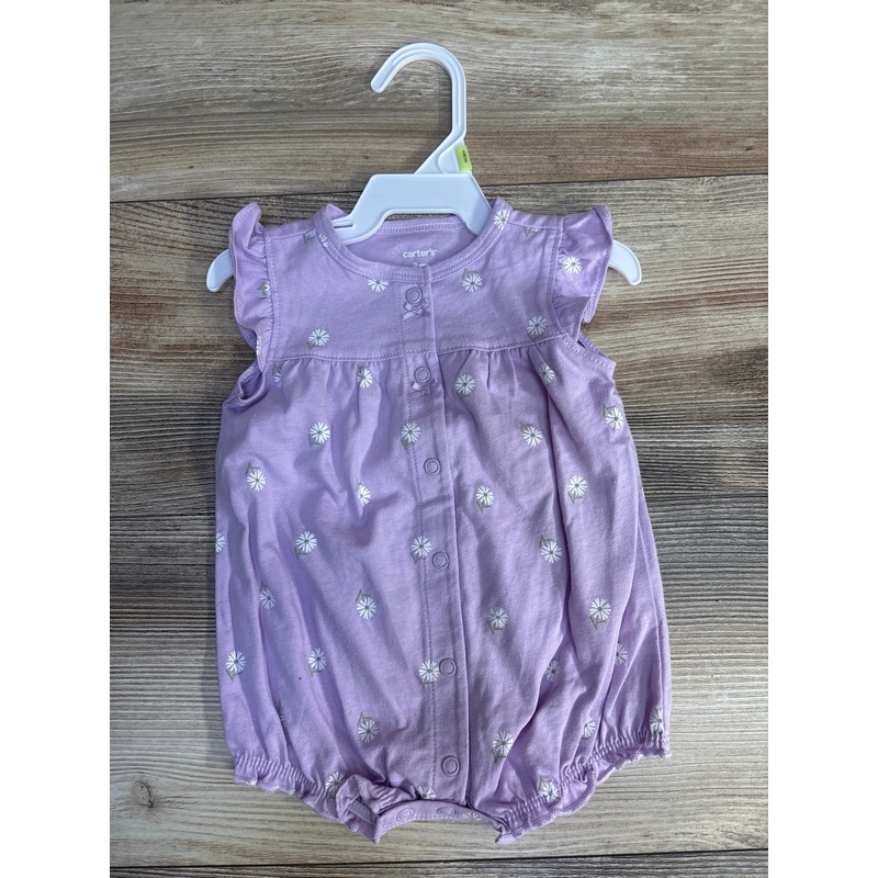 NEW Carter’s Floral Shortie Romper Purple sz 3m Purple 3m