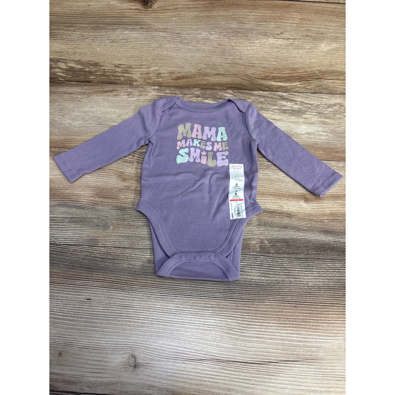 NEW Jumping Beans Mama Makes Me Smile Bodysuit Purple sz 6m Purple 6m