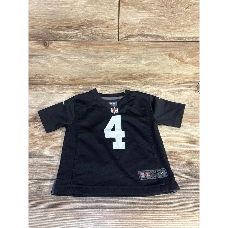 NFL #4 Carr Jersey Black sz 4T Black 24m