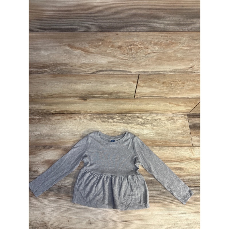 Old Navy Peplum Shirt Grey sz 5T Grey 5T