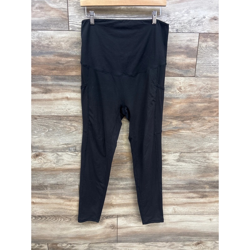 Over Belly Leggings Black sz Large Black Maternity Large