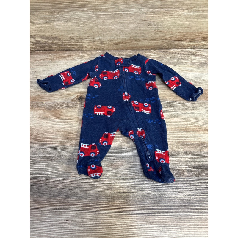 Carter’s Firetruck Sleeper Navy sz Preemie Navy Preemie