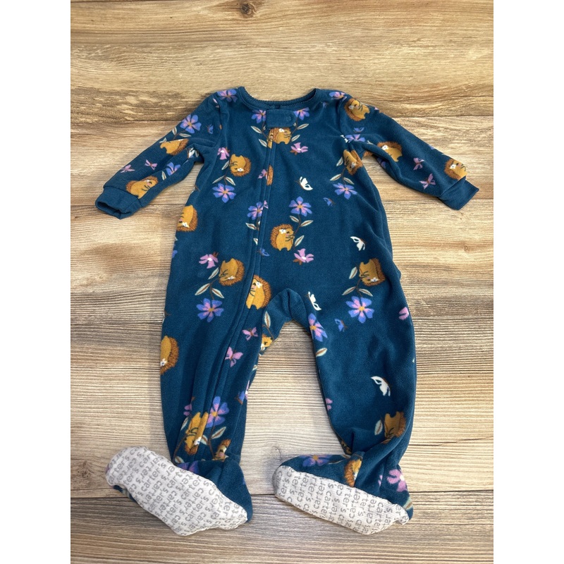 Carter’s Floral Blanket Sleeper Blue sz 12m Blue 12m