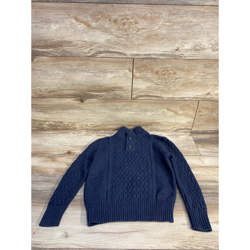 Cat & Jack Cable Knit Sweater Navy sz 4-5T Navy 4T
