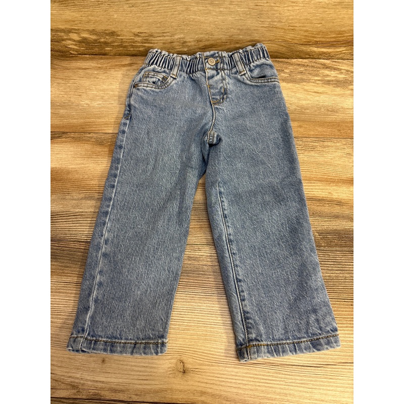 Cat & Jack Paperbag Waist Jeans Blue sz 3T Blue 3T