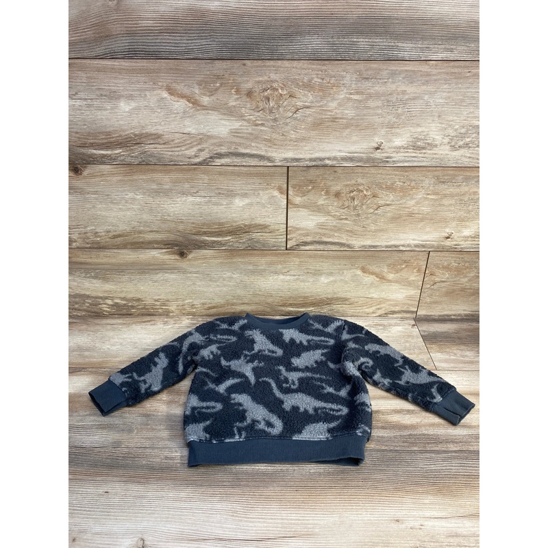 Cat & Jack Sherpa Sweatshirt Grey sz 2T Grey 2T