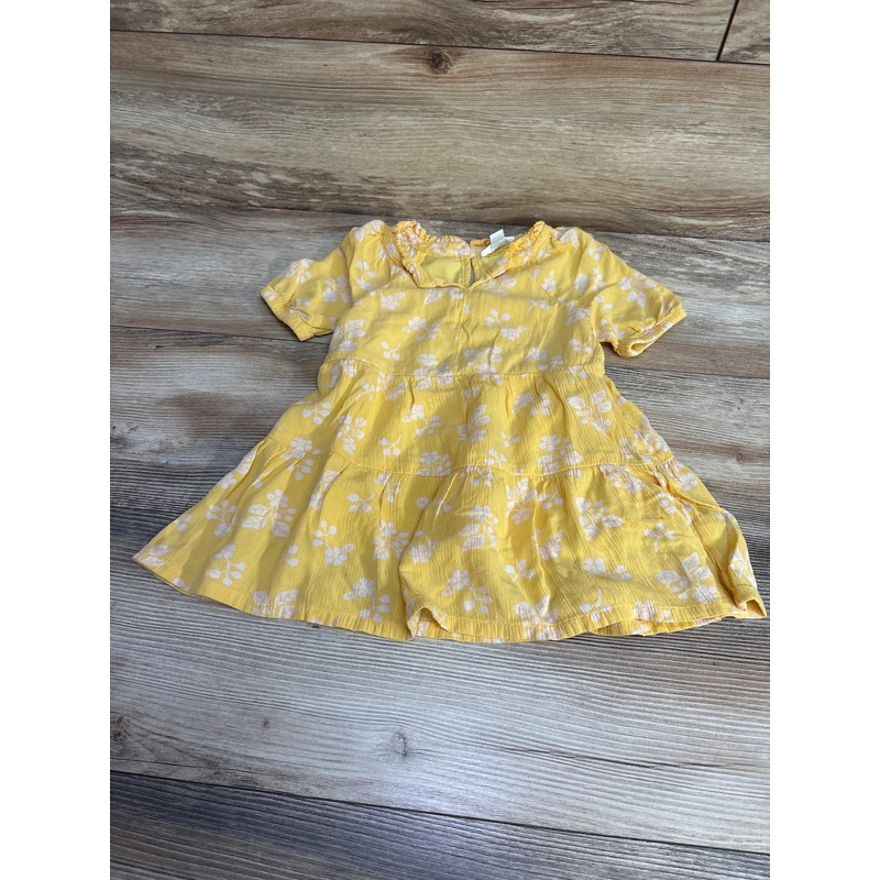 Dip Floral Tiered Dress Yellow sz 2T Yellow 2T