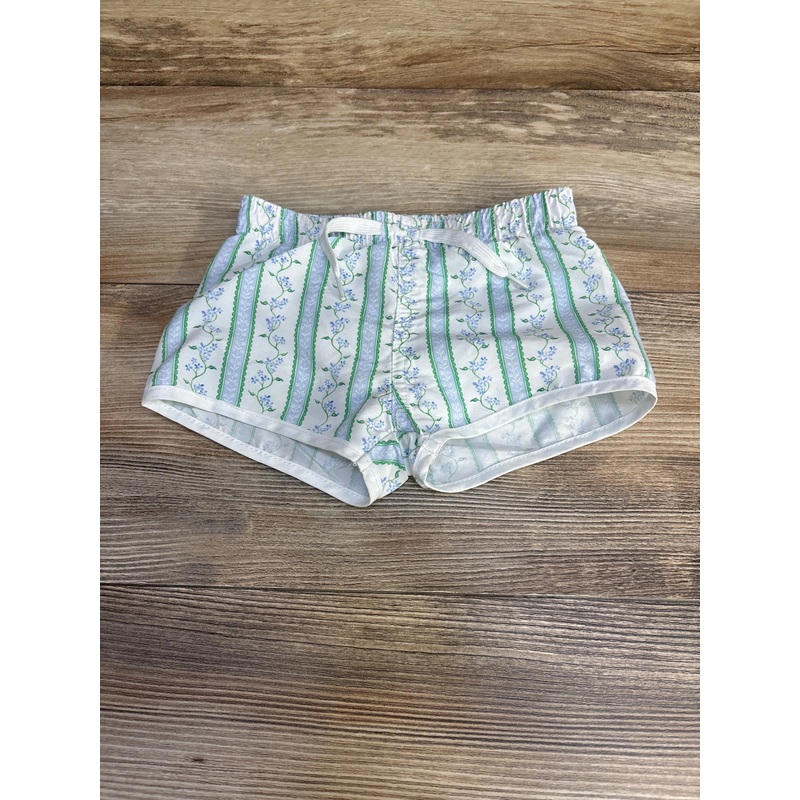 Edgehill Collection Floral Swim Trunks White sz 9m White 9m