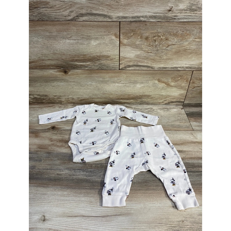 H&M x Disney 2pc Minnie Mouse Bodysuit & Pants Beige sz 3m Beige 3m