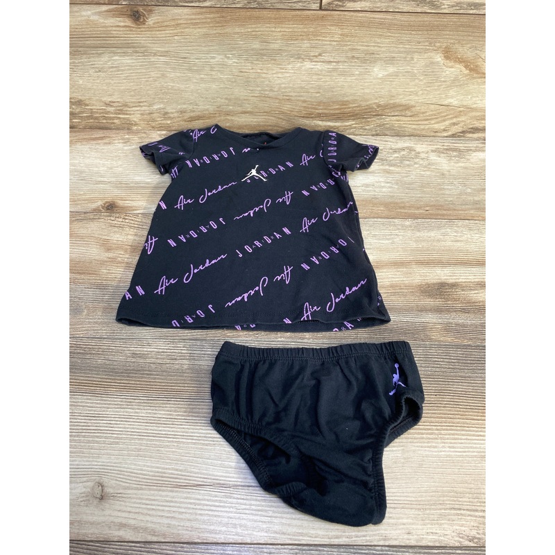Jordan 2pc Dress & Bloomers Black sz 12m Black 12m