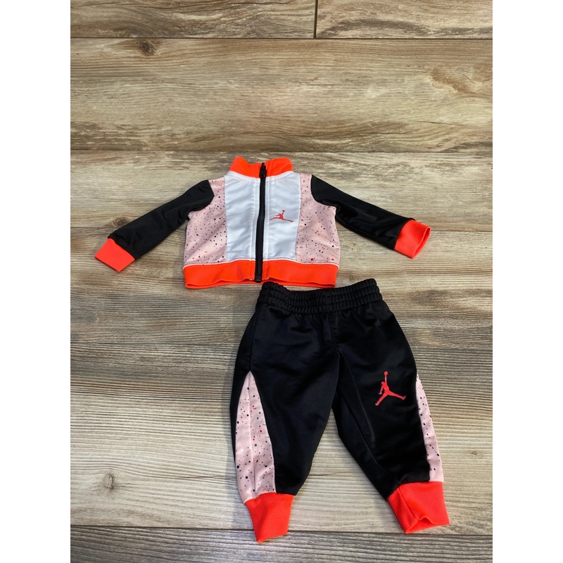 Jordan 2pc Tracksuit Black sz Newborn Black Newborn