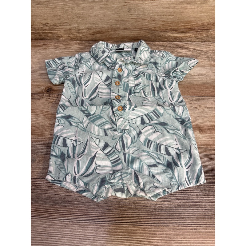Mick Mack Romper Green sz 3-6m Green 3m