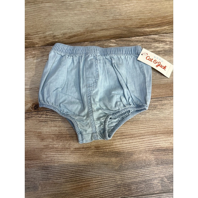 NEW Cat & Jack Chambray Bloomer Blue sz 18m Blue 18m