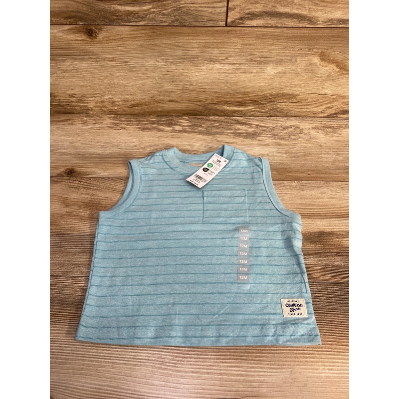 NEW Oshkosh Striped Tank Top Blue sz 12m Blue 12m
