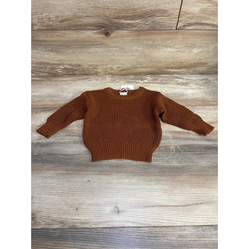 NEW PatPat Knit Sweater Brown sz 9-12m Brown 9m