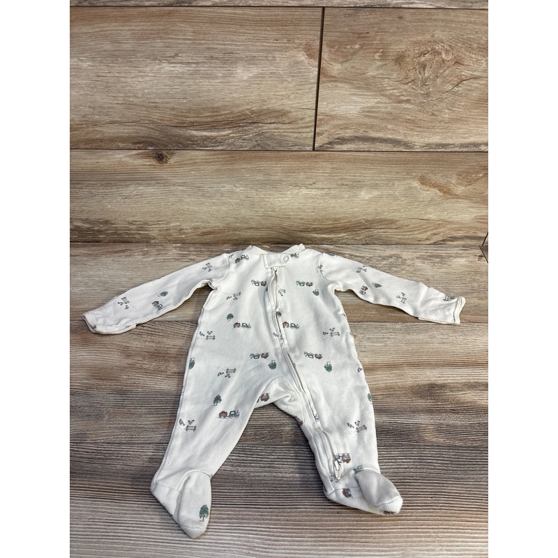 Carter’s Print Sleeper sz 3m Beige 3m