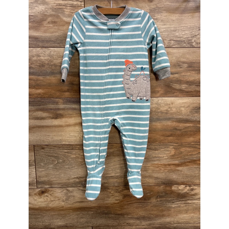 Carter’s Striped Blanket Sleeper Blue sz 12m Blue 12m
