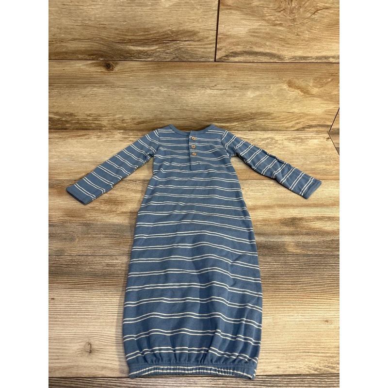 Carter’s Striped Henley Gown Blue sz 3m Blue 3m