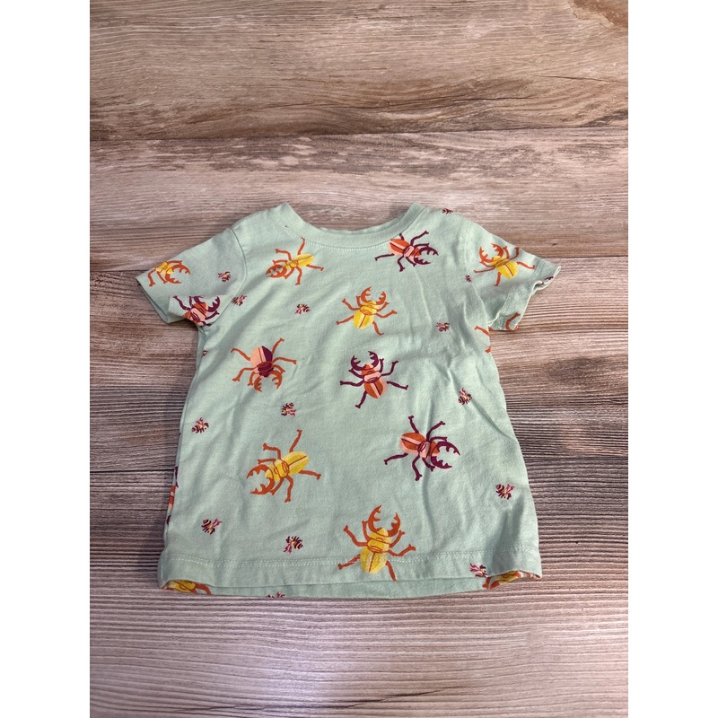 Cat & Jack Beetle Print Shirt Green sz 12m Green 12m