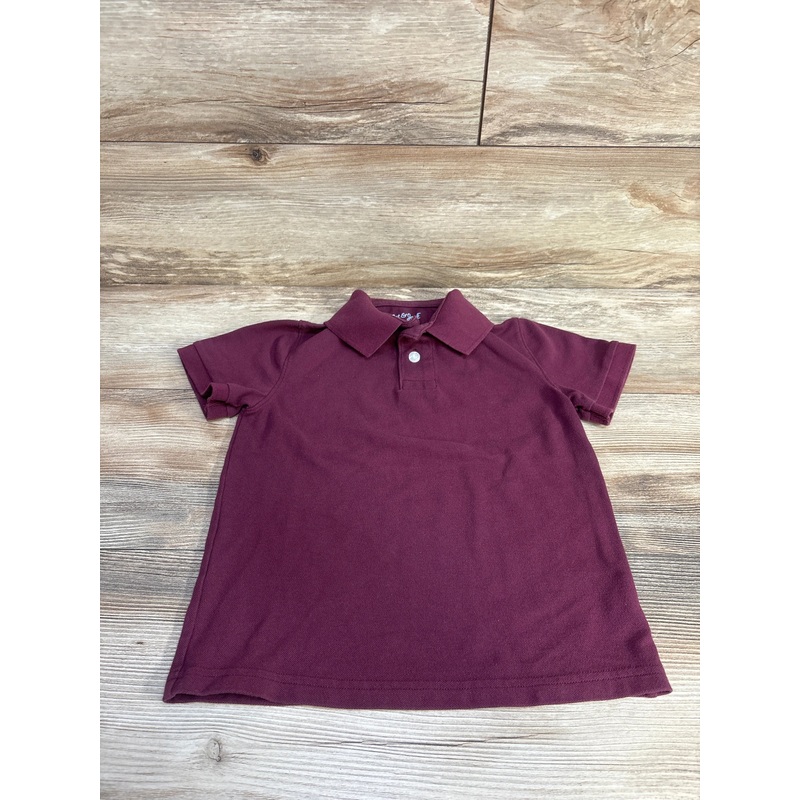 Cat & Jack School Uniform Polo Shirt sz 4-5T Red 4T