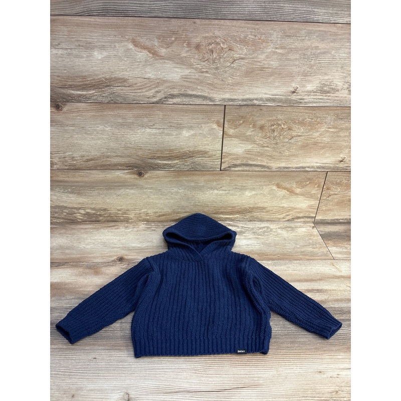 DKNY Knit Hooded Sweater Navy sz 18m Navy 18m