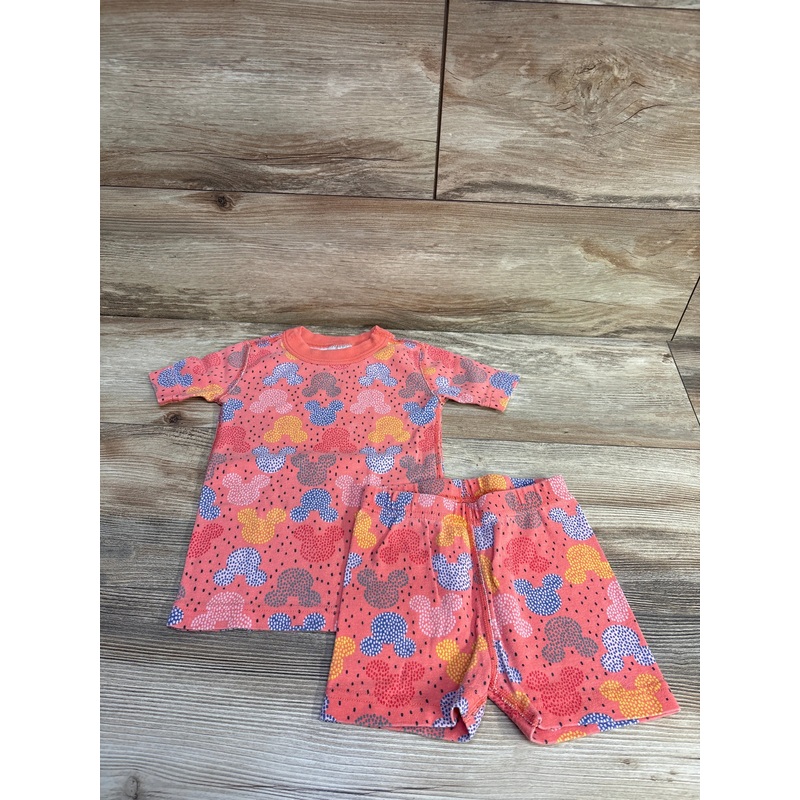 Hanna Andersson x Disney Mickey Mouse Pajama Set sz 4T Pink 4T