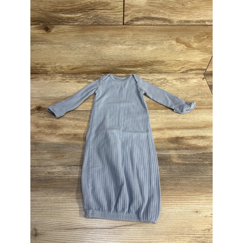 Just One You Ribbed Gown Blue sz Newborn Blue Newborn