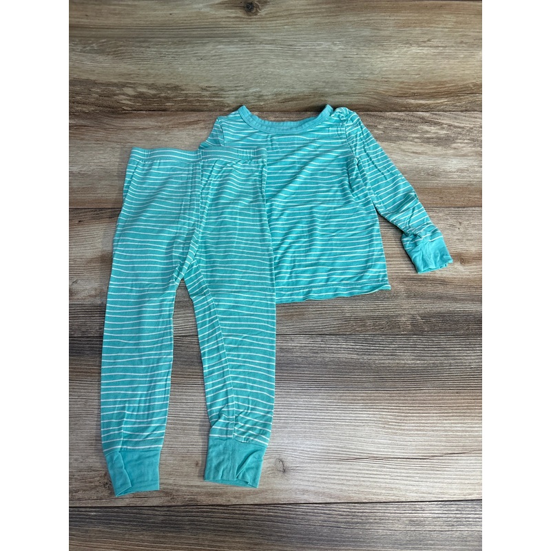 Little Me 2pc Striped Pajama Set Blue sz 2T Blue 2T