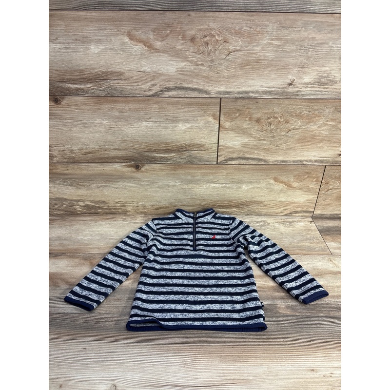Nautica Striped 1/4 Zip Pullover Navy sz 3T Navy 3T