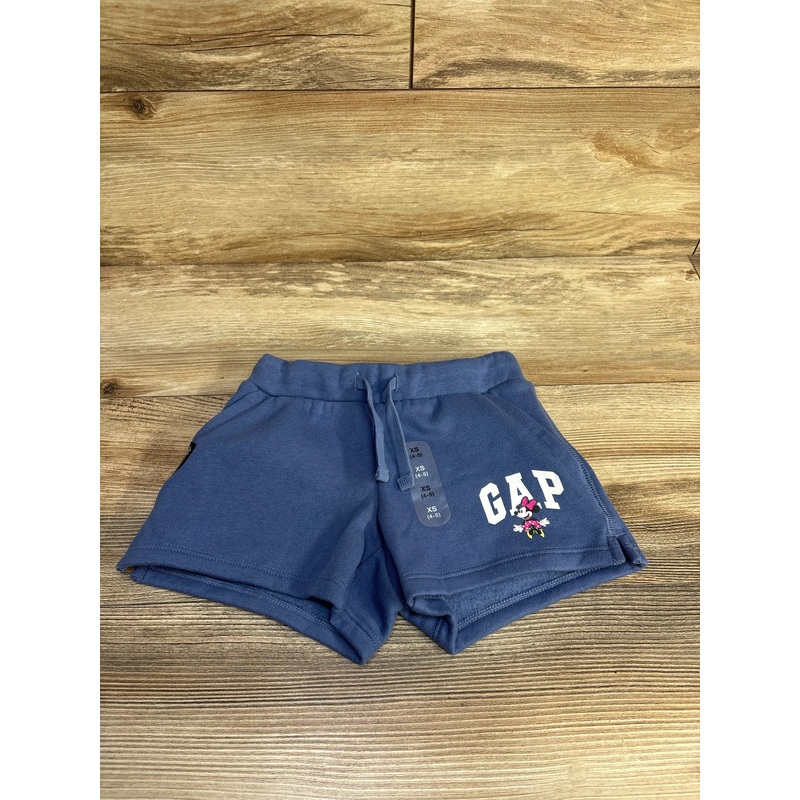 NEW Gap Kids x Disney Minnie Mouse Shorts Blue sz 4-5T Blue 4T