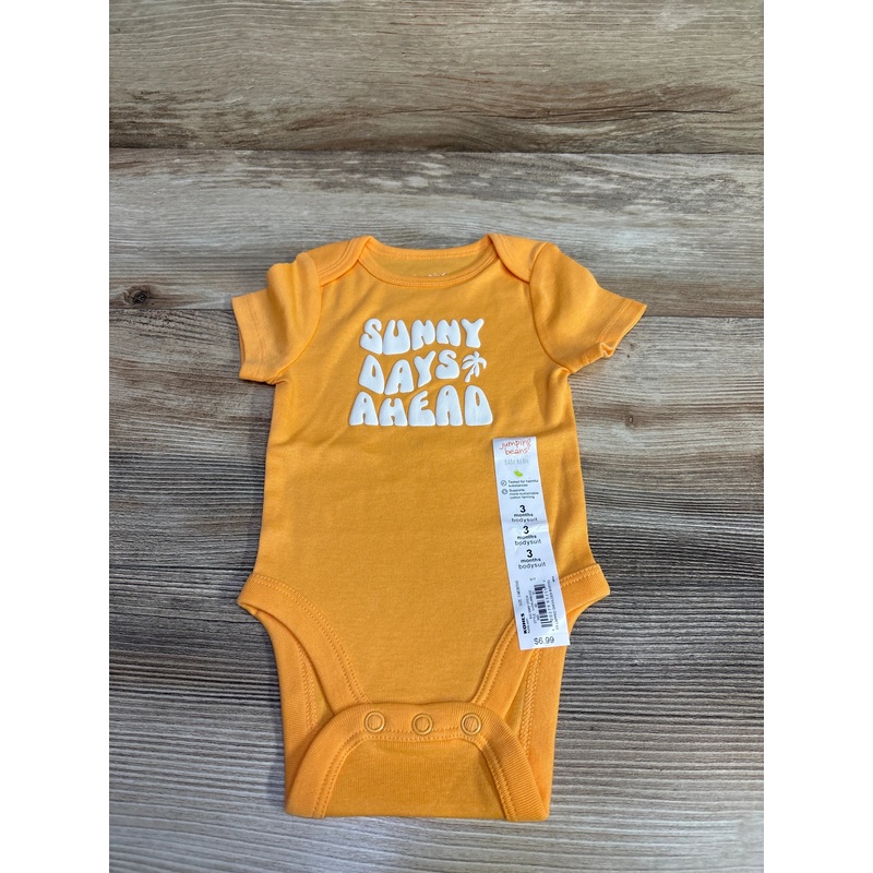 NEW Jumping Beans Sunny Days Ahead Bodysuit Orange sz 3m Orange 3m