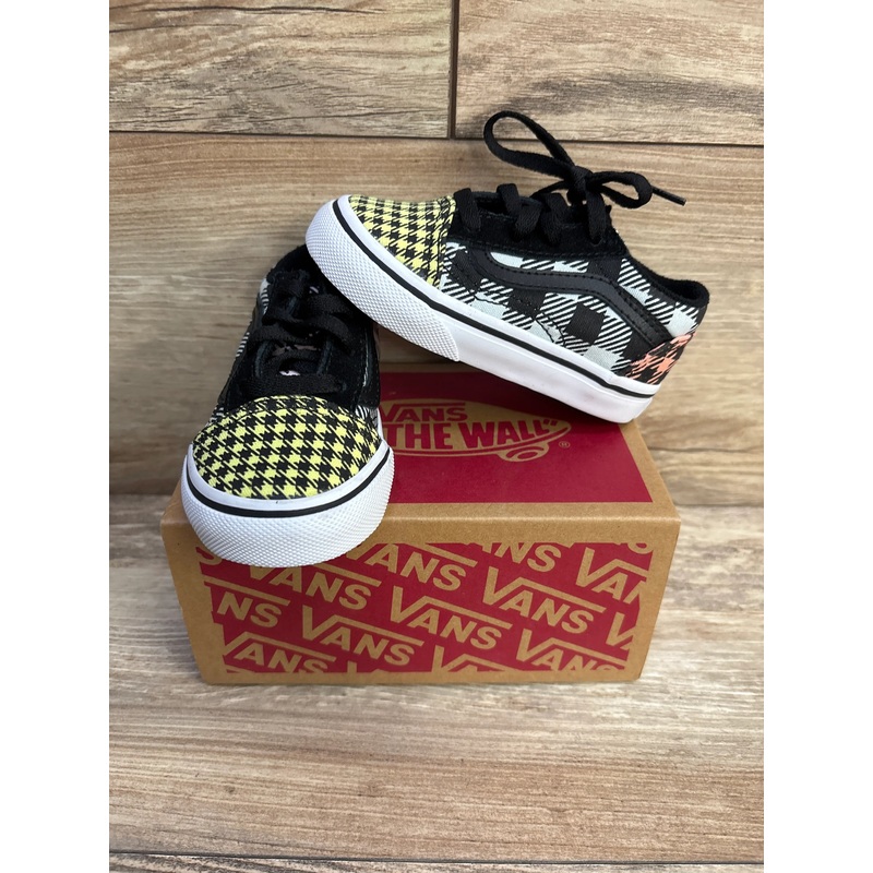 New Vans Old School Buffalo Mix Pastel Sneakers sz 5c