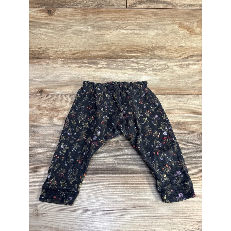 Old Navy Floral Harem Pants Black sz 18-24m Black 18m