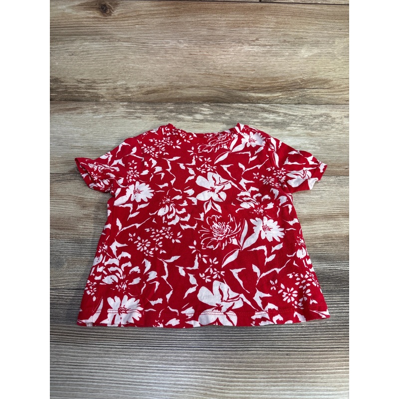 Old Navy Floral Shirt Red sz 2T Red 2T