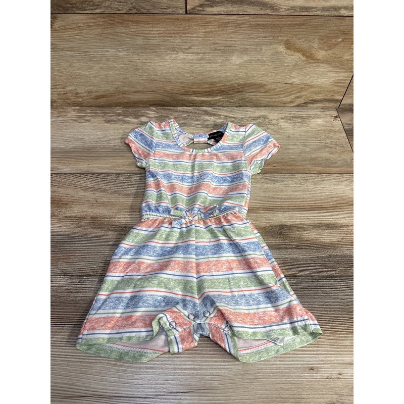 Picapino Striped Romper sz 6-9m Multicolor 6m
