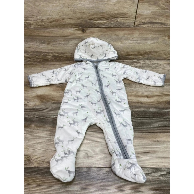 Burt’s Bees Baby Reindeer Hooded Bunting White sz 0-3m