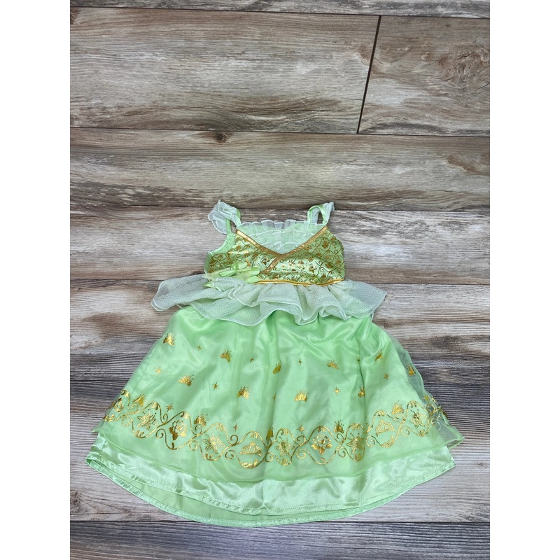 Disney Store Tiana Costume Dress Green sz 2T