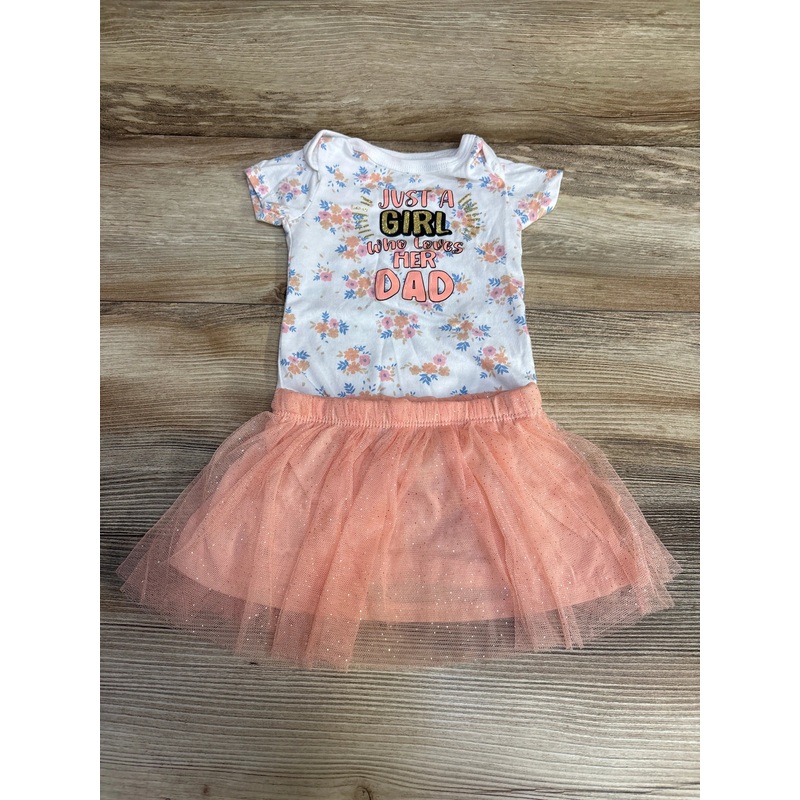 eplay 2pc Bodysuit & Tutu White sz 6-9m White 6m