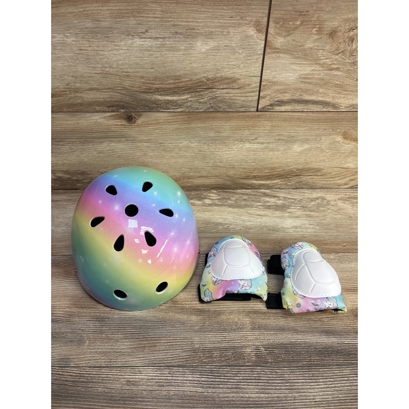 Kids Helmet & Elbow Pads Pink