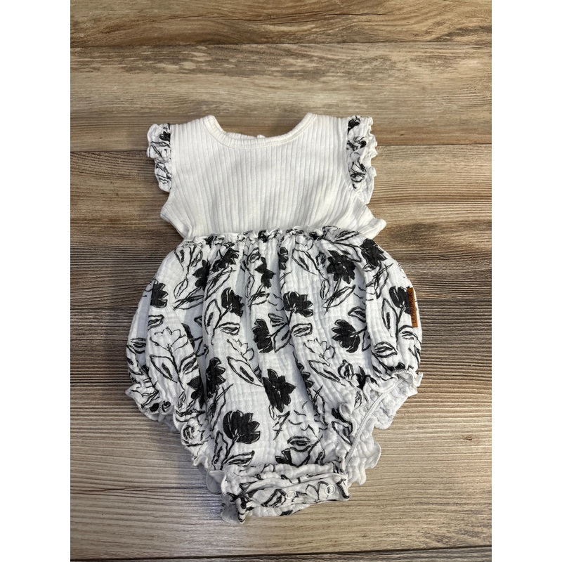 Lila & Jack Floral Bubble Romper White sz 18-24m White 18m