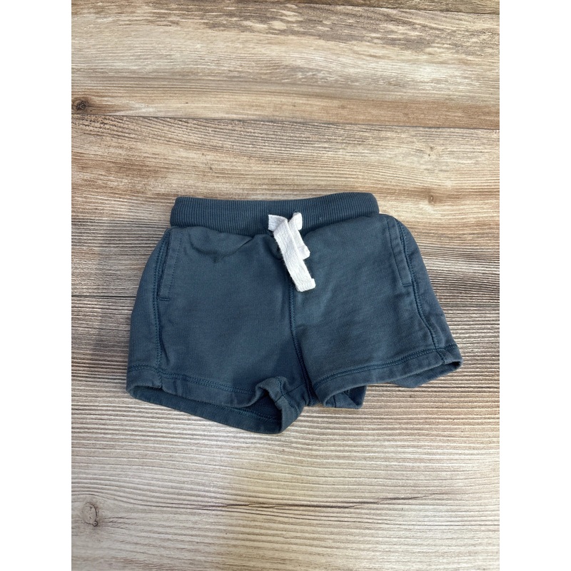 Little Co. Organic Drawstring Shorts sz 3m Blue 3m