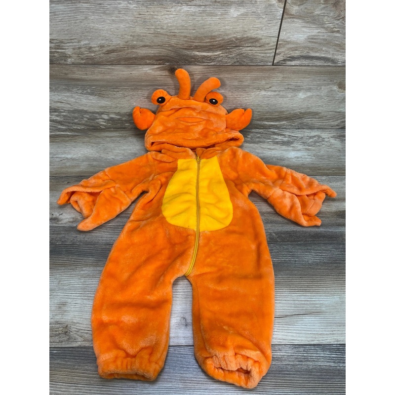 Lobster Hooded Costume Orange sz 3-6m