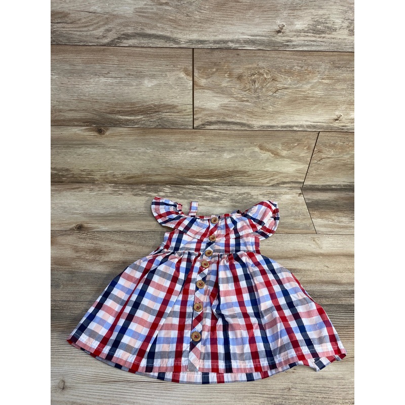 Member’s Mark Plaid Woven Dress Red sz 18m Red 18m