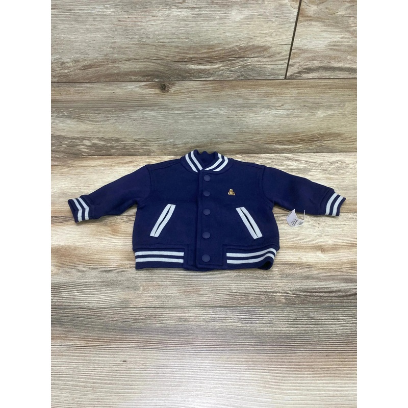 NEW Baby Gap Varsity Jacket Navy sz 0-6m