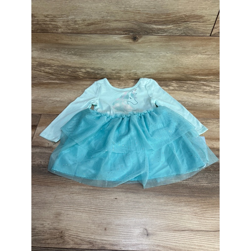NEW Cat & Jack Unicorn Tulle Dress & Bloomers Blue sz 18m Blue 18m