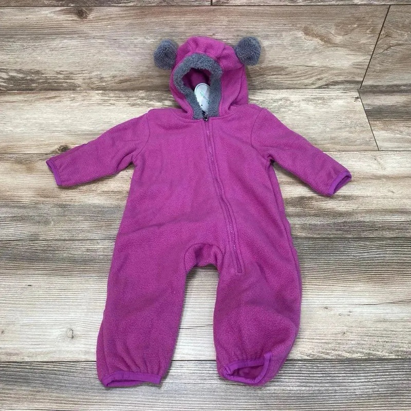 NEW Cuddle Club Fleece Bunting sz 0-3m Purple 0-3m New