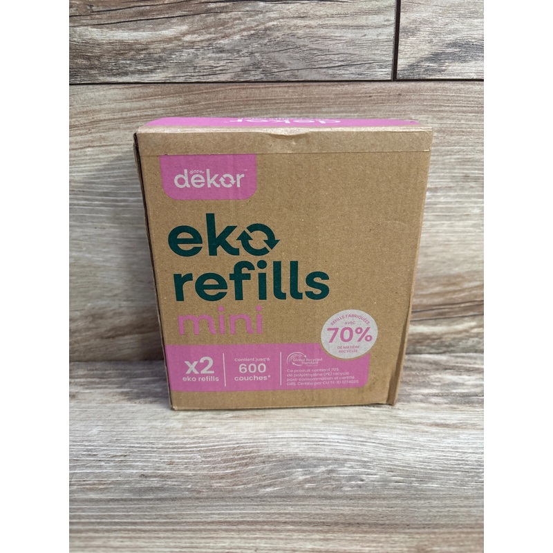 NEW Diaper Dekor Eko Mini Diaper Pail Refill 2pk